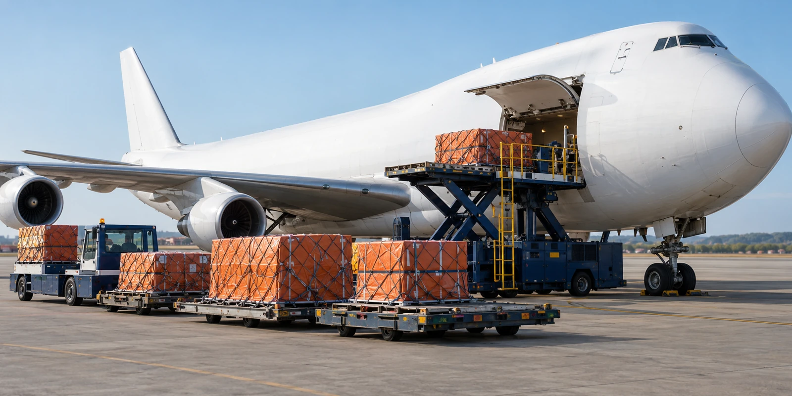 Air cargo — AI illustration