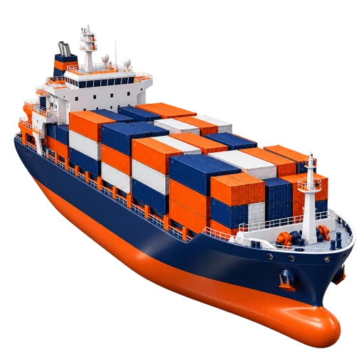 Icon sea cargo — AI illustration